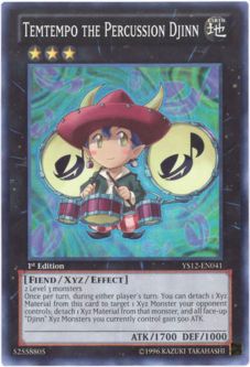 Yu-Gi-Oh Card - YS12-EN041 - TEMTEMPO THE PERCUSSION DJINN (super rare holo)