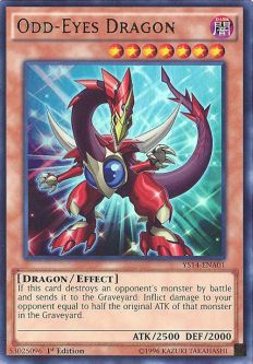 Yu-Gi-Oh Card - YS14-ENA01 - ODD-EYES DRAGON (ultra rare holo)