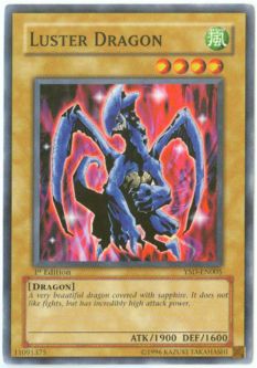 Yu-Gi-Oh Card - YSD-EN005 - LUSTER DRAGON (common)