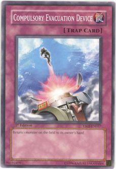 Yu-Gi-Oh Card - YSDJ-EN037 - COMPULSORY EVACUATION DEVICE (common)