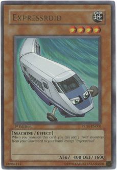 Yu-Gi-Oh Card - YSDS-EN000 - EXPRESSROID (ultra rare holo)