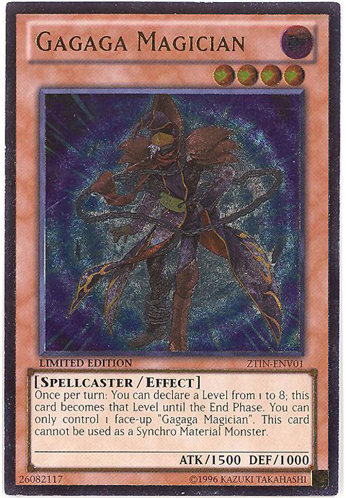 Yu-Gi-Oh Card - ZTIN-ENV01 - GAGAGA MAGICIAN (ultimate rare holo)