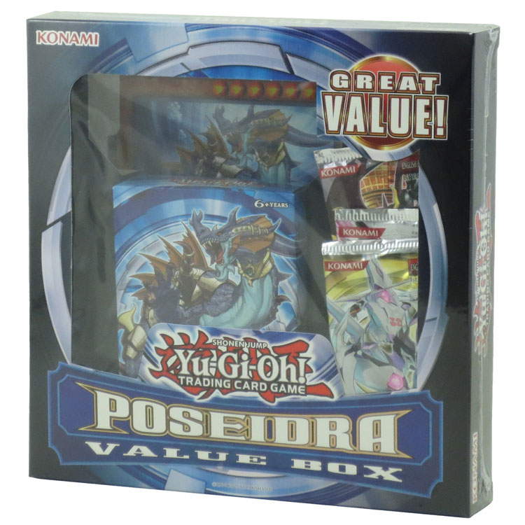 Yu-Gi-Oh Cards - POSEIDRA VALUE BOX (Deck, Boosters & Promo Card)